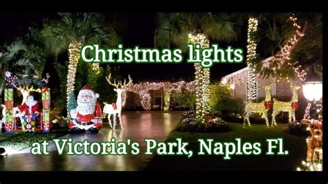 Victoria park christmas lights naples fl